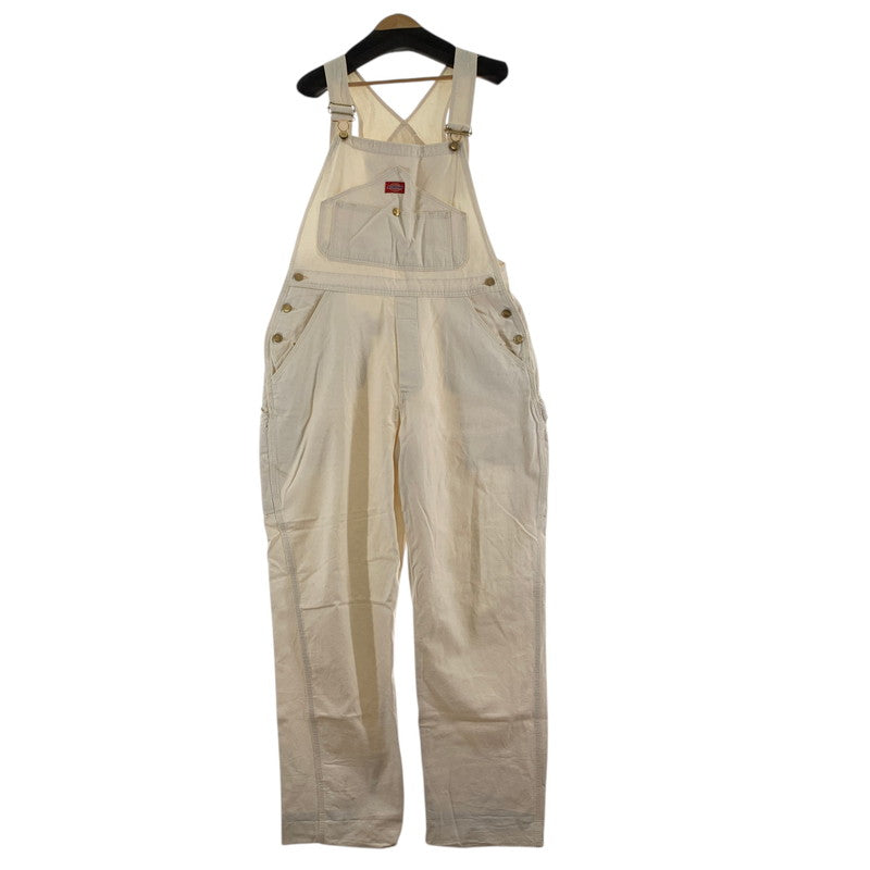 【中古品】【メンズ】 DICKIES ディッキーズ OVERALL オーバーオール NATURAL/SIZE:不明 ※シミ有 158-260912-io-30-fuzh カラー：ナチュラル 万代Net店