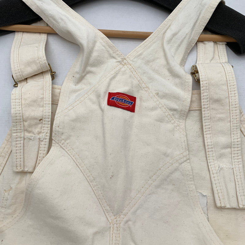 【中古品】【メンズ】 DICKIES ディッキーズ OVERALL オーバーオール NATURAL/SIZE:不明 ※シミ有 158-260912-io-30-fuzh カラー：ナチュラル 万代Net店