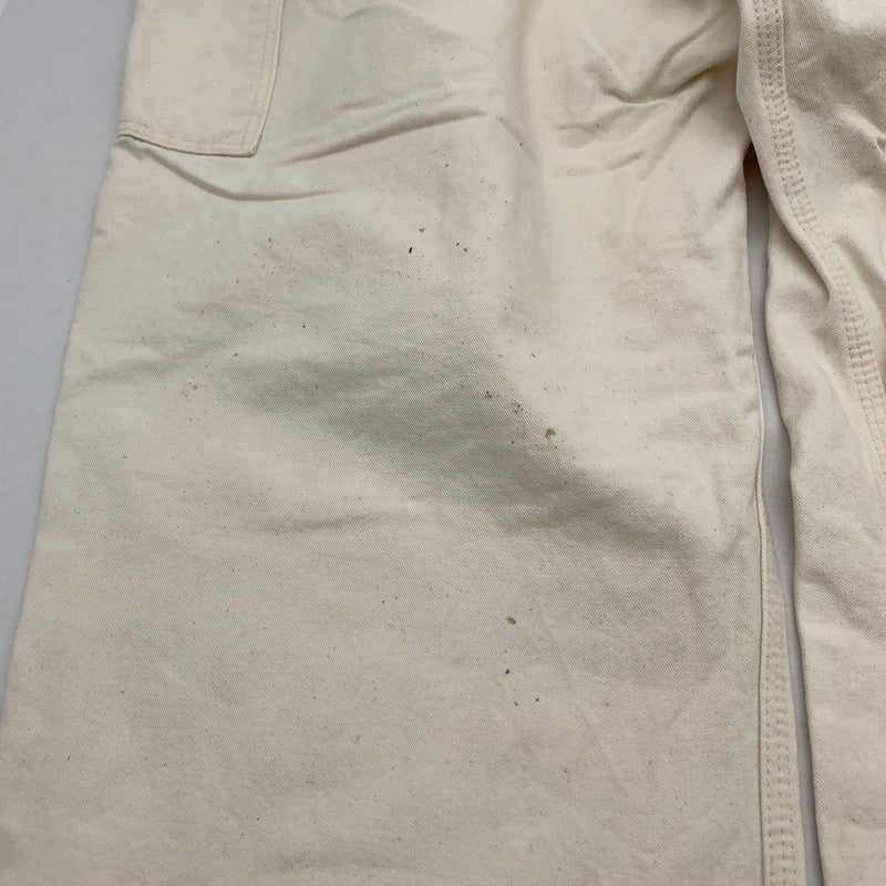 【中古品】【メンズ】 DICKIES ディッキーズ OVERALL オーバーオール NATURAL/SIZE:不明 ※シミ有 158-260912-io-30-fuzh カラー：ナチュラル 万代Net店