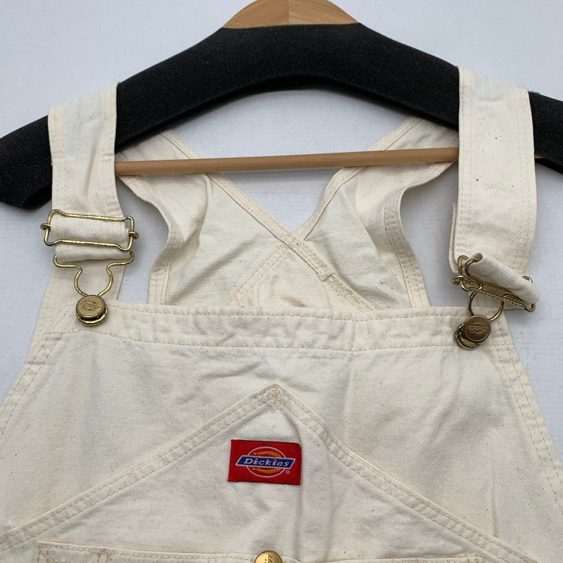 【中古品】【メンズ】 DICKIES ディッキーズ OVERALL オーバーオール NATURAL/SIZE:不明 ※シミ有 158-260912-io-30-fuzh カラー：ナチュラル 万代Net店