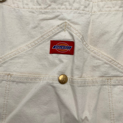 【中古品】【メンズ】 DICKIES ディッキーズ OVERALL オーバーオール NATURAL/SIZE:不明 ※シミ有 158-260912-io-30-fuzh カラー：ナチュラル 万代Net店