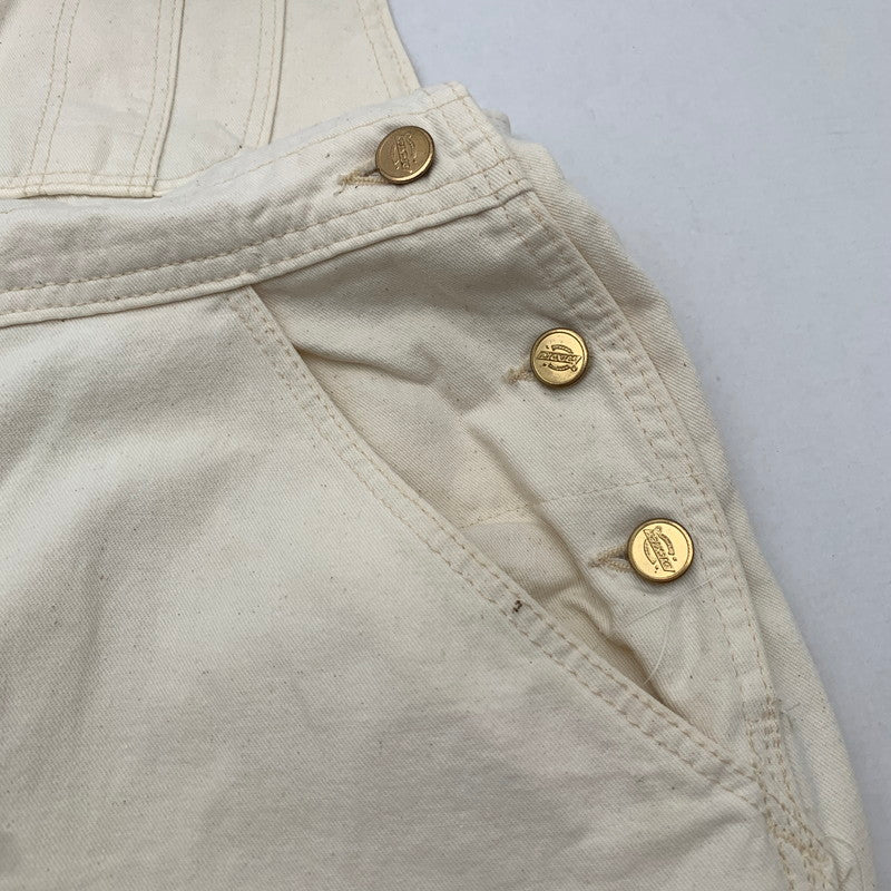 【中古品】【メンズ】 DICKIES ディッキーズ OVERALL オーバーオール NATURAL/SIZE:不明 ※シミ有 158-260912-io-30-fuzh カラー：ナチュラル 万代Net店