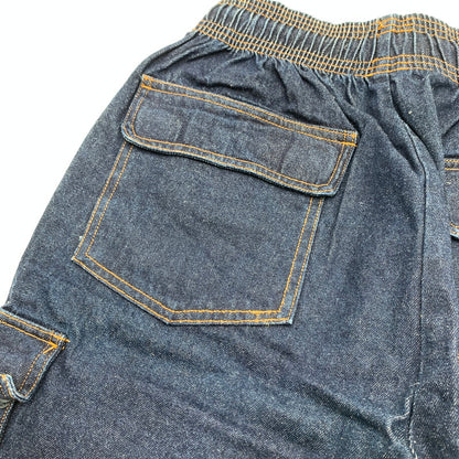 【中古品】【メンズ】 COOKMAN クックマン DENIM SHORT PANTS デニムショートパンツ 短パン INDIGO/SIZE:L 158-260912-io-29-fuzh カラー：インディゴ 万代Net店