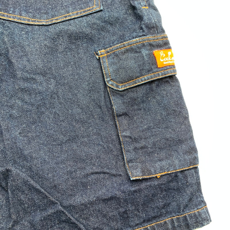 【中古品】【メンズ】 COOKMAN クックマン DENIM SHORT PANTS デニムショートパンツ 短パン INDIGO/SIZE:L 158-260912-io-29-fuzh カラー：インディゴ 万代Net店