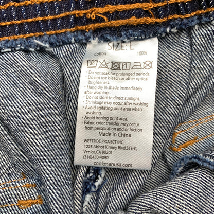 【中古品】【メンズ】 COOKMAN クックマン DENIM SHORT PANTS デニムショートパンツ 短パン INDIGO/SIZE:L 158-260912-io-29-fuzh カラー：インディゴ 万代Net店