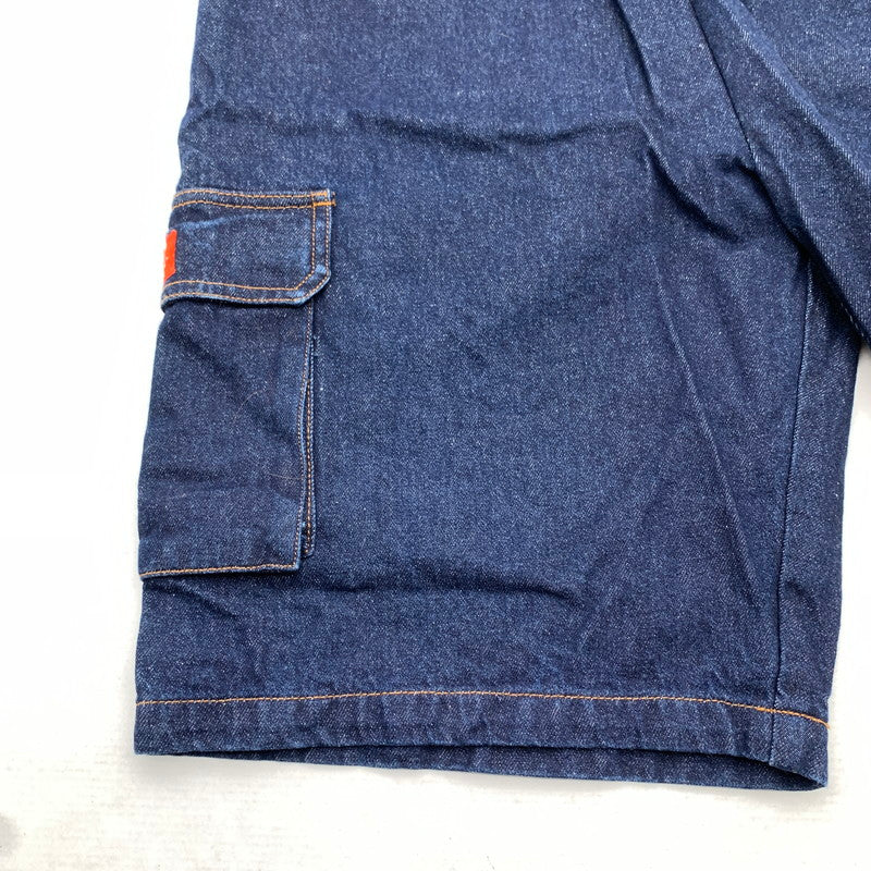 【中古品】【メンズ】 COOKMAN クックマン DENIM SHORT PANTS デニムショートパンツ 短パン INDIGO/SIZE:L 158-260912-io-29-fuzh カラー：インディゴ 万代Net店