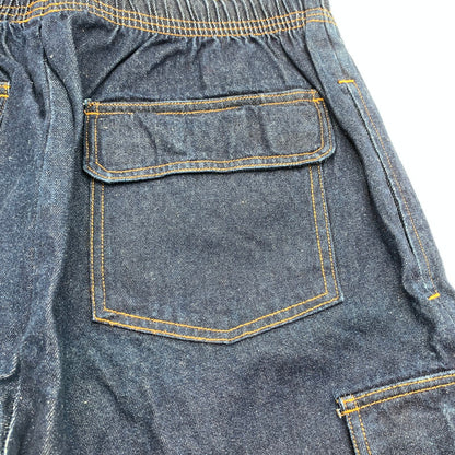 【中古品】【メンズ】 COOKMAN クックマン DENIM SHORT PANTS デニムショートパンツ 短パン INDIGO/SIZE:L 158-260912-io-29-fuzh カラー：インディゴ 万代Net店