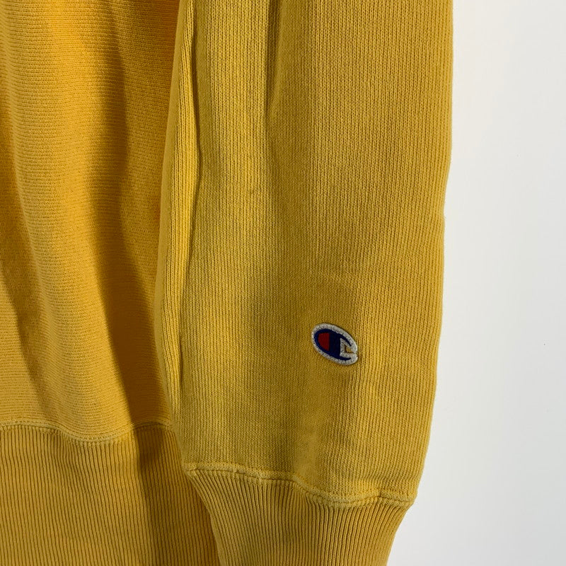 【中古品】【メンズ】 CHAMPION チャンピオン REVERSE WEAVE SWEAT リバースウィーブスウェット トップス ブランド 古着 145-260922-gm-11-fuzh サイズ：M カラー：イエロー 万代Net店