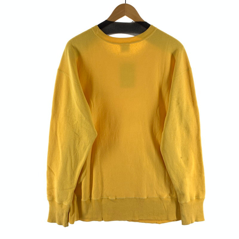 【中古品】【メンズ】 CHAMPION チャンピオン REVERSE WEAVE SWEAT リバースウィーブスウェット トップス ブランド 古着 145-260922-gm-11-fuzh サイズ：M カラー：イエロー 万代Net店