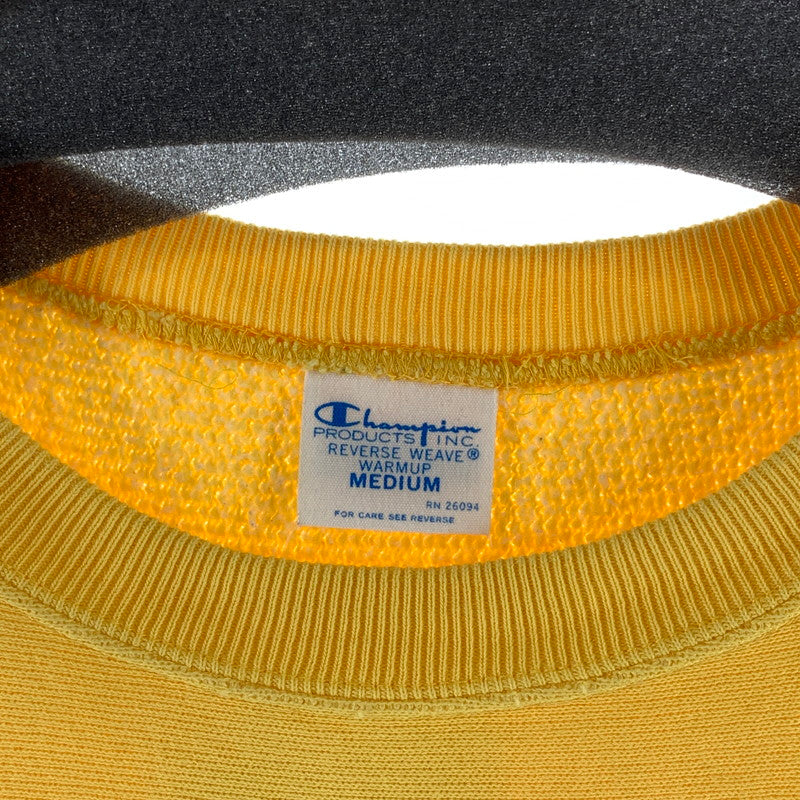 【中古品】【メンズ】 CHAMPION チャンピオン REVERSE WEAVE SWEAT リバースウィーブスウェット トップス ブランド 古着 145-260922-gm-11-fuzh サイズ：M カラー：イエロー 万代Net店