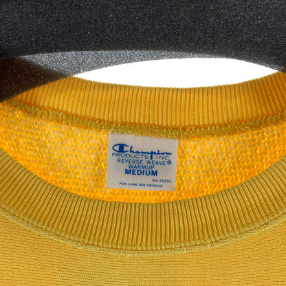 【中古品】【メンズ】 CHAMPION チャンピオン REVERSE WEAVE SWEAT リバースウィーブスウェット トップス ブランド 古着 145-260922-gm-11-fuzh サイズ：M カラー：イエロー 万代Net店