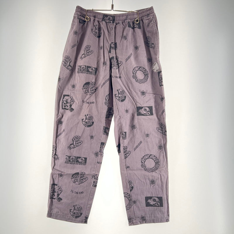 【中古品】【メンズ】 SANTACRUZ サンタクルーズ SKATE PANTS スケート パンツ 長ズボン GREY/SIZE:L ※毛玉あり 153-260912-io-31-fuzh カラー：グレー 万代Net店