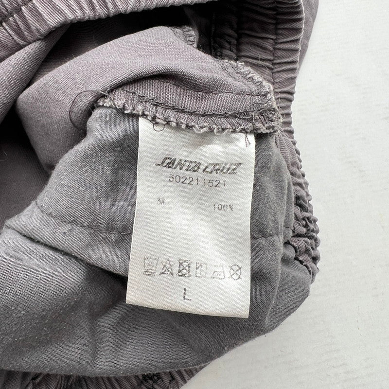 【中古品】【メンズ】 SANTACRUZ サンタクルーズ SKATE PANTS スケート パンツ 長ズボン GREY/SIZE:L ※毛玉あり 153-260912-io-31-fuzh カラー：グレー 万代Net店