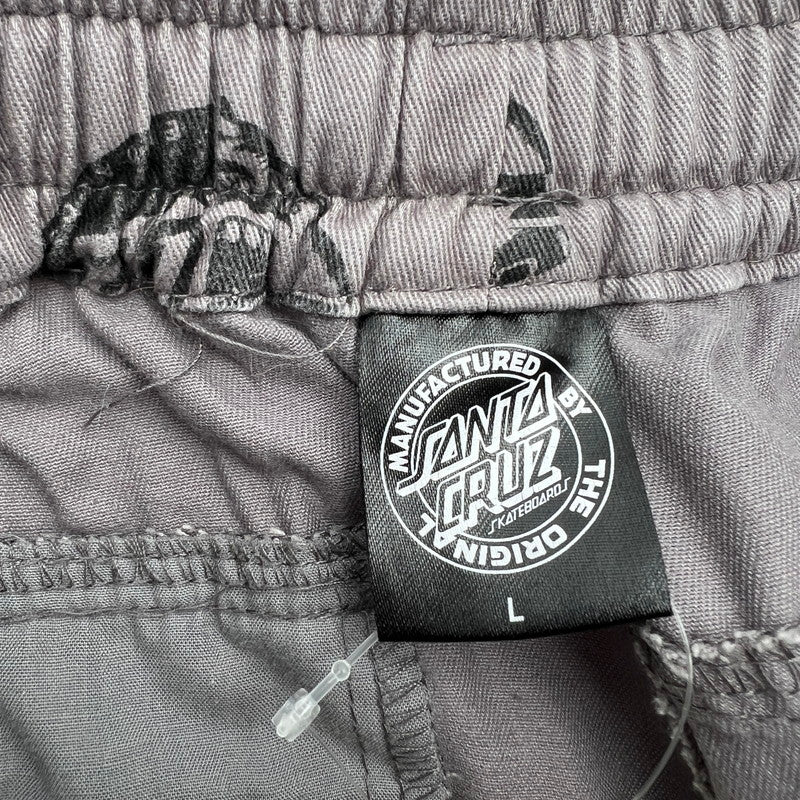 【中古品】【メンズ】 SANTACRUZ サンタクルーズ SKATE PANTS スケート パンツ 長ズボン GREY/SIZE:L ※毛玉あり 153-260912-io-31-fuzh カラー：グレー 万代Net店