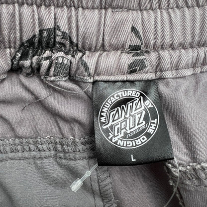 【中古品】【メンズ】 SANTACRUZ サンタクルーズ SKATE PANTS スケート パンツ 長ズボン GREY/SIZE:L ※毛玉あり 153-260912-io-31-fuzh カラー：グレー 万代Net店