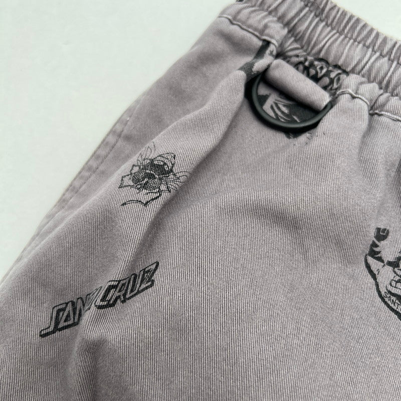 【中古品】【メンズ】 SANTACRUZ サンタクルーズ SKATE PANTS スケート パンツ 長ズボン GREY/SIZE:L ※毛玉あり 153-260912-io-31-fuzh カラー：グレー 万代Net店