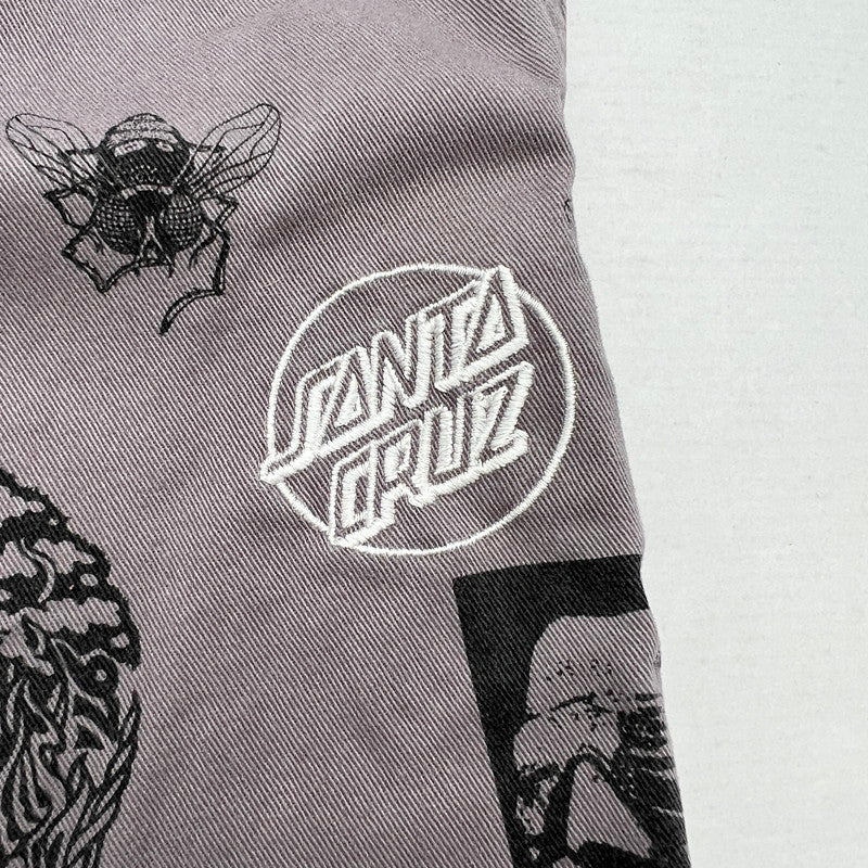 【中古品】【メンズ】 SANTACRUZ サンタクルーズ SKATE PANTS スケート パンツ 長ズボン GREY/SIZE:L ※毛玉あり 153-260912-io-31-fuzh カラー：グレー 万代Net店