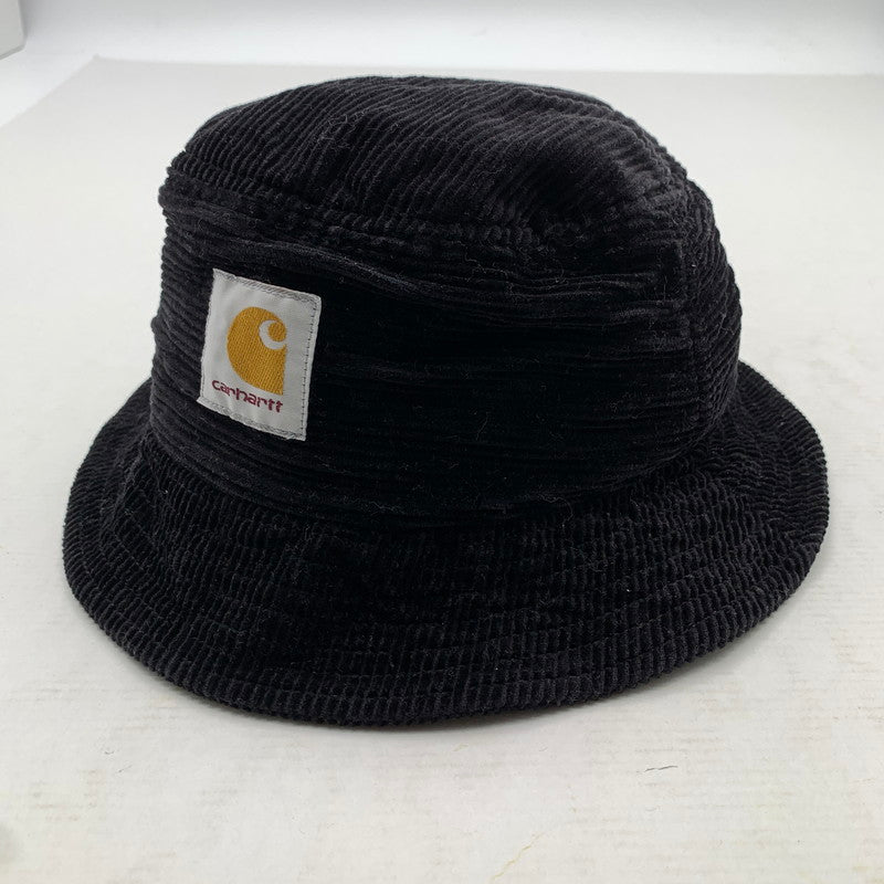 【中古品】【メンズ】 CARHARTT カーハート CORD BUCKET HAT コーデュロイ バケットハット BLACK SIZE:M/L 帽子 185-260912-io-09-fuzh カラー：ブラック 万代Net店