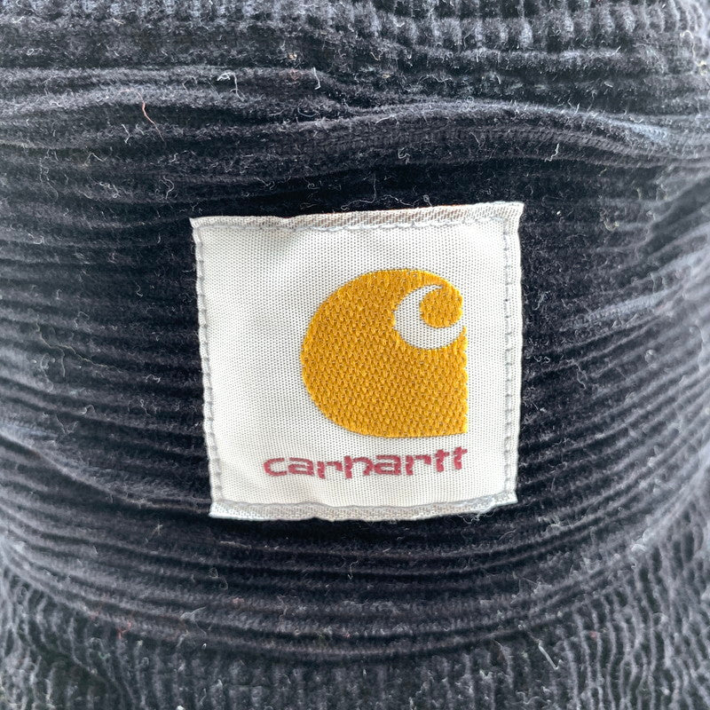 【中古品】【メンズ】 CARHARTT カーハート CORD BUCKET HAT コーデュロイ バケットハット BLACK SIZE:M/L 帽子 185-260912-io-09-fuzh カラー：ブラック 万代Net店