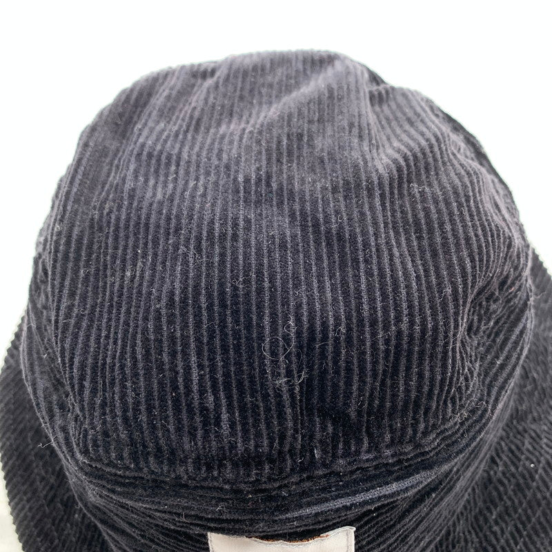 【中古品】【メンズ】 CARHARTT カーハート CORD BUCKET HAT コーデュロイ バケットハット BLACK SIZE:M/L 帽子 185-260912-io-09-fuzh カラー：ブラック 万代Net店