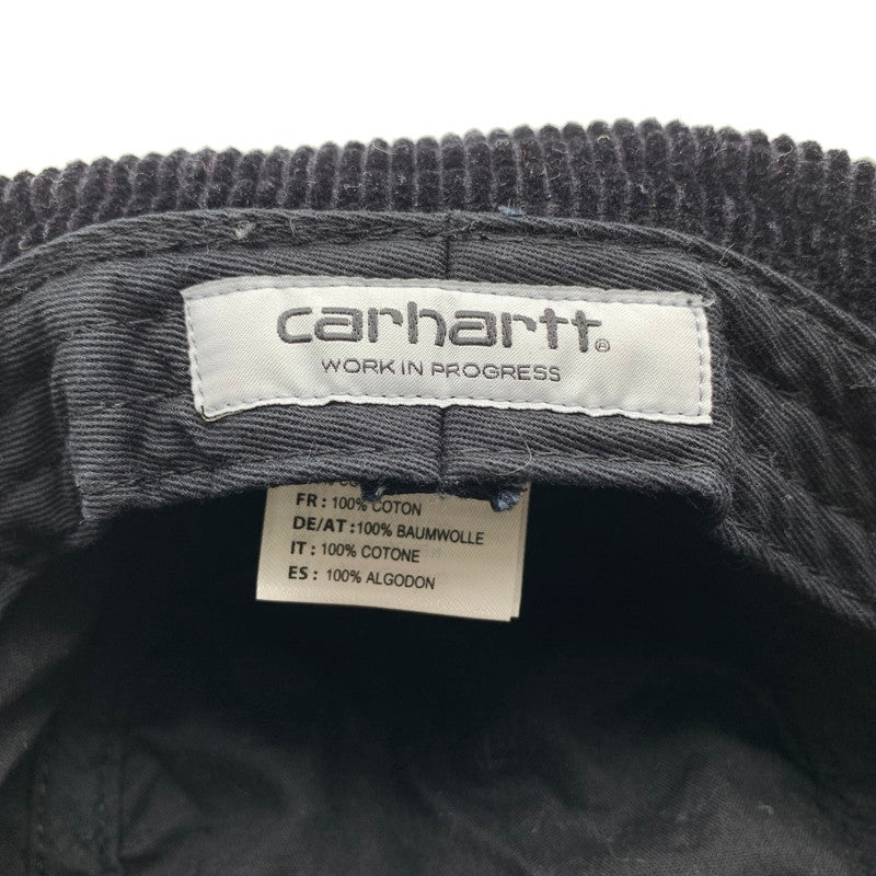 【中古品】【メンズ】 CARHARTT カーハート CORD BUCKET HAT コーデュロイ バケットハット BLACK SIZE:M/L 帽子 185-260912-io-09-fuzh カラー：ブラック 万代Net店
