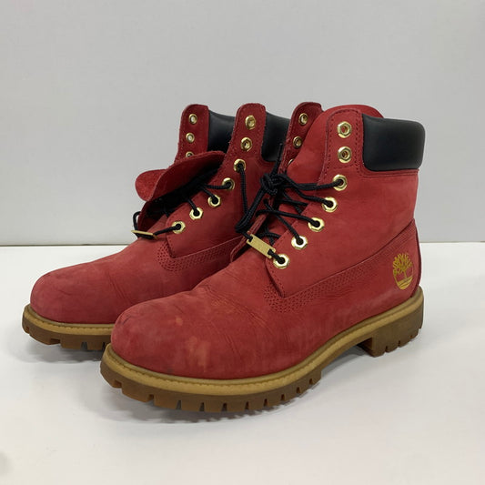 【中古品】【メンズ】 TIMBERLAND ティンバーランド A1HRO A0440 6INCH PREMIUM BOOTS 本体のみ 靴 164-260917-ny-01-fuzh サイズ：7.5 カラー：レット 万代Net店