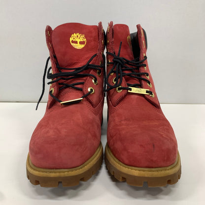 【中古品】【メンズ】 TIMBERLAND ティンバーランド A1HRO A0440 6INCH PREMIUM BOOTS 本体のみ 靴 164-260917-ny-01-fuzh サイズ：7.5 カラー：レット 万代Net店