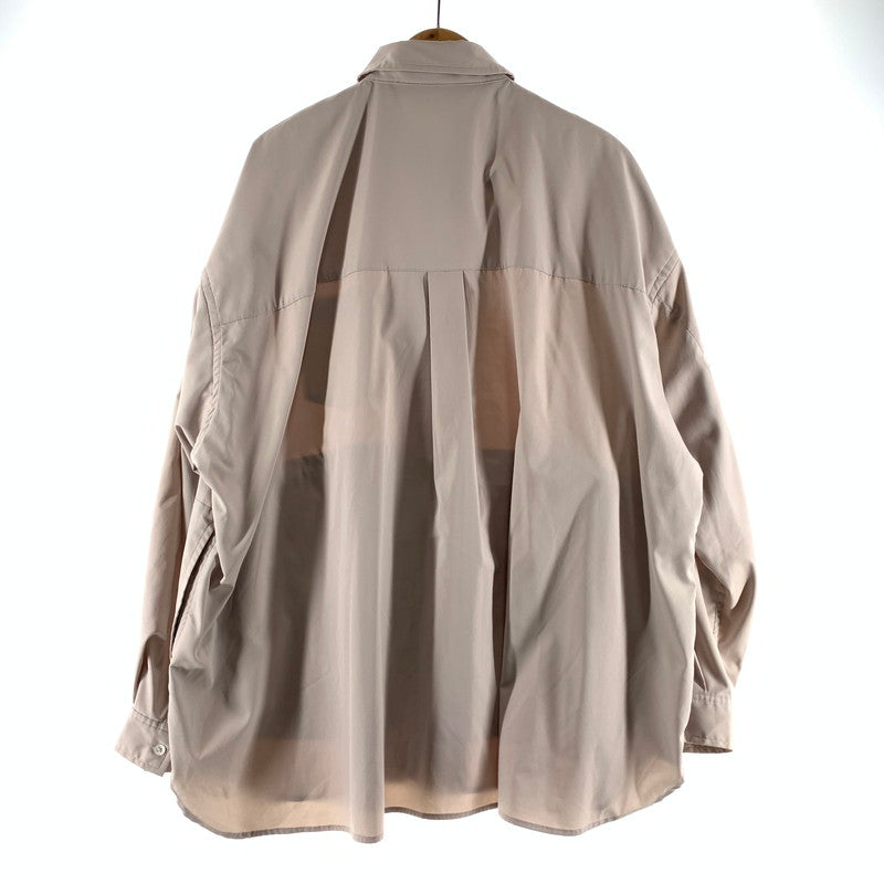 【中古品】【メンズ】 FRESHSERVICE フレッシュサービス FSC241-50095 STRETCH MATTE TAFFETA REGULAR COLLAR SHIRT BEIGE/SIZE:ONE 長袖シャツ ※汚れ(首回り.前右見頃).使用感有 140-260912-io-03-fuzh カラー：ベージュ 万代Net店
