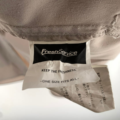 【中古品】【メンズ】 FRESHSERVICE フレッシュサービス FSC241-50095 STRETCH MATTE TAFFETA REGULAR COLLAR SHIRT BEIGE/SIZE:ONE 長袖シャツ ※汚れ(首回り.前右見頃).使用感有 140-260912-io-03-fuzh カラー：ベージュ 万代Net店