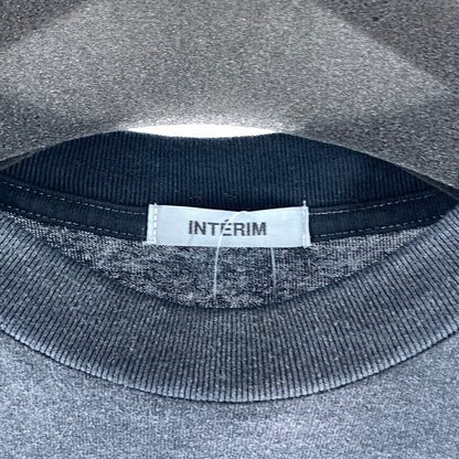 【中古品】【メンズ】 INTERIM 半袖Tシャツ カットソー ブランド 古着 140-260922-gm-18-fuzh サイズ：4 カラー：ブラック 万代Net店