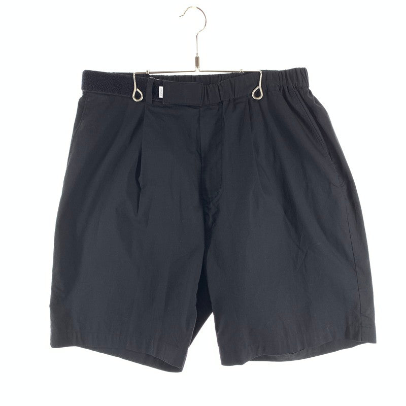 【中古品】【メンズ】 GRAPHPAPER GM241-40296B SOLOTEX TWILL WIDE CHEF SHORTS グラフペーパー ショートパンツ ボトムス ハーフパンツ 151-260922-gm-15-fuzh サイズ：O カラー：ブラック 万代Net店
