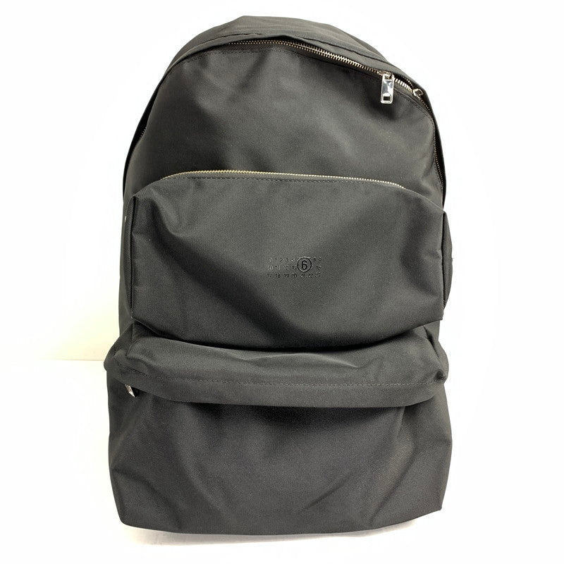 【中古品】【メンズ/レディース】 MM6 エムエムシックス ナンバリングロゴ バックパック リュック カバン 188-260913-nm-11-fuzh カラー：ブラック 万代Net店