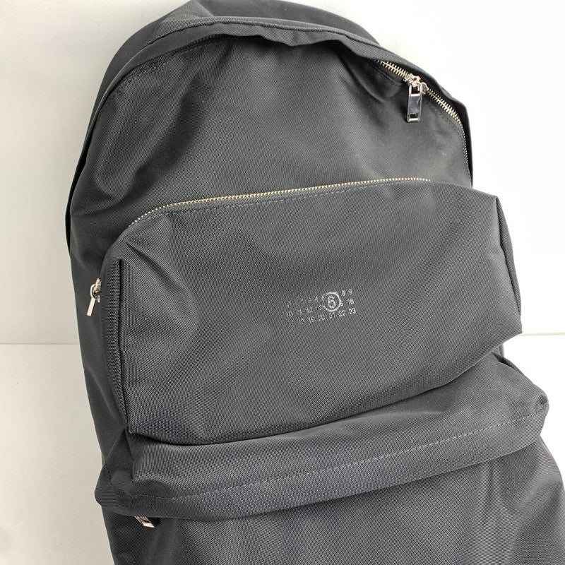 【中古品】【メンズ/レディース】 MM6 エムエムシックス ナンバリングロゴ バックパック リュック カバン 188-260913-nm-11-fuzh カラー：ブラック 万代Net店