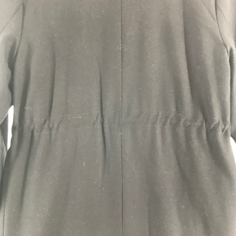 【中古品】【レディース】 JUEMI ジュエミ コート BLACK フリーサイズ アウター 上着 ロングコート ※左袖ボタン部ヨレあり 169-261018-io-05-fuzh サイズ：F カラー：ブラック 万代Net店