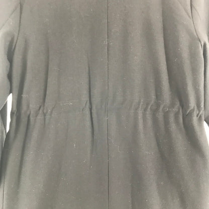【中古品】【レディース】 JUEMI ジュエミ コート BLACK フリーサイズ アウター 上着 ロングコート ※左袖ボタン部ヨレあり 169-261018-io-05-fuzh サイズ：F カラー：ブラック 万代Net店
