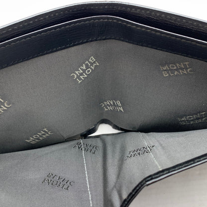 【中古品】【メンズ】 MONT BLANC 二つ折り財布 財布 ウォレット 200-260809-hi-16-fuzh カラー：ブラック 万代Net店