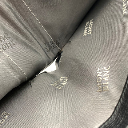 【中古品】【メンズ】 MONT BLANC 二つ折り財布 財布 ウォレット 200-260809-hi-16-fuzh カラー：ブラック 万代Net店