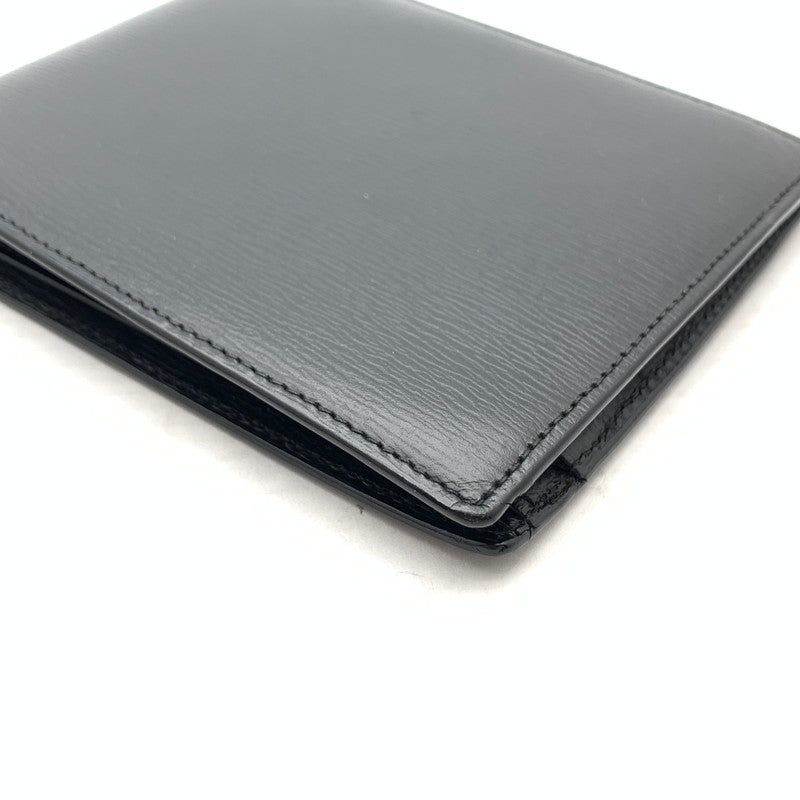 【中古品】【メンズ】 MONT BLANC 二つ折り財布 財布 ウォレット 200-260809-hi-16-fuzh カラー：ブラック 万代Net店
