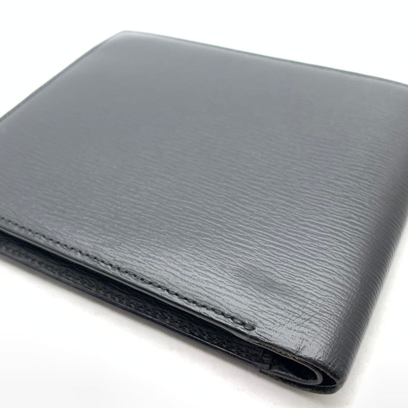 【中古品】【メンズ】 MONT BLANC 二つ折り財布 財布 ウォレット 200-260809-hi-16-fuzh カラー：ブラック 万代Net店