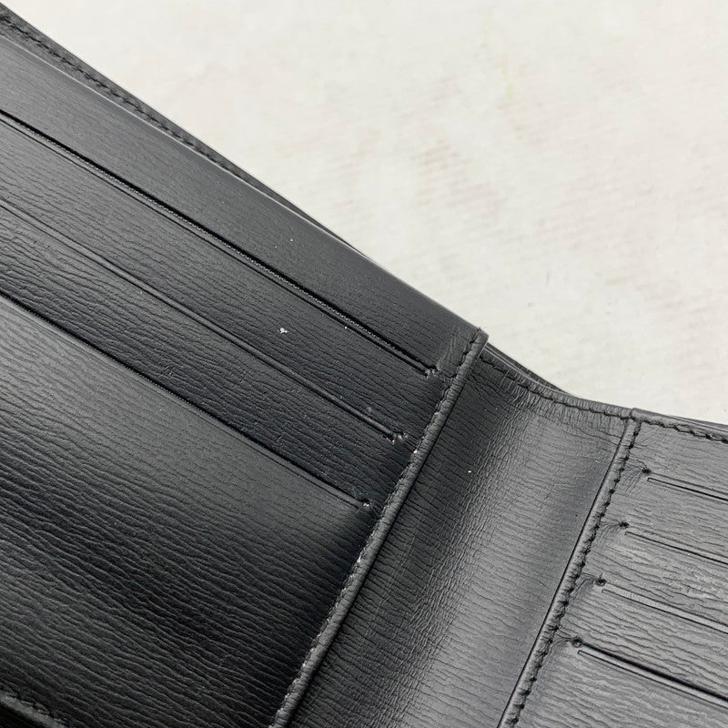 【中古品】【メンズ】 MONT BLANC 二つ折り財布 財布 ウォレット 200-260809-hi-16-fuzh カラー：ブラック 万代Net店
