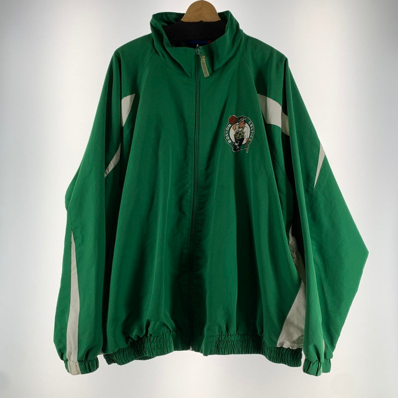 【中古品】【メンズ】 MAJESTIC×BOSTON CELTICS マジェスティック ブルゾン ジャンパー 上着 アウター グリーン SIZE:3XL ※汚れ・使用感あり 145-260912-io-20-fuzh 万代Net店