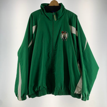 【中古品】【メンズ】 MAJESTIC×BOSTON CELTICS マジェスティック ブルゾン ジャンパー 上着 アウター グリーン SIZE:3XL ※汚れ・使用感あり 145-260912-io-20-fuzh 万代Net店