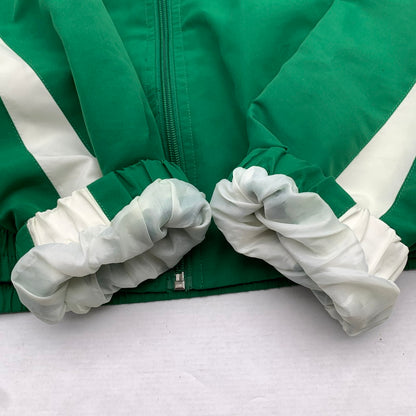 【中古品】【メンズ】 MAJESTIC×BOSTON CELTICS マジェスティック ブルゾン ジャンパー 上着 アウター グリーン SIZE:3XL ※汚れ・使用感あり 145-260912-io-20-fuzh 万代Net店