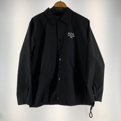 【中古品】【メンズ】 A.P.C. アーペーセー 2114213 RAYMOND BLOUSON レイモンド ブルゾン 上着 アウター BLACK SIZE:M ※白いスレあり 140-260912-io-19-fuzh カラー：ブラック 万代Net店