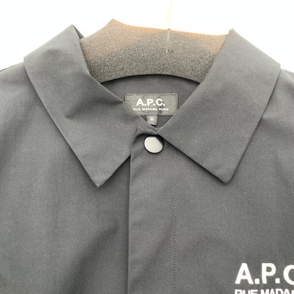 【中古品】【メンズ】 A.P.C. アーペーセー 2114213 RAYMOND BLOUSON レイモンド ブルゾン 上着 アウター BLACK SIZE:M ※白いスレあり 140-260912-io-19-fuzh カラー：ブラック 万代Net店