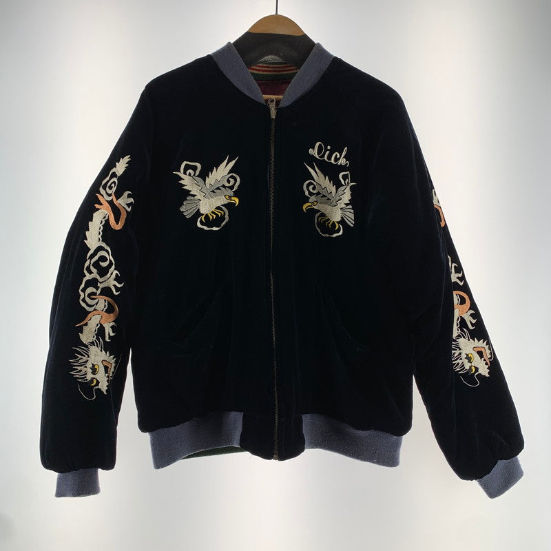 【中古品】【メンズ】 東洋ｴﾝﾀｰﾌﾟﾗｲｽﾞ M18224 SOUVENIR JACKET ジャケット BLACK.WINE/SIZE:L/REVERSIBLE リバーシブル ※スレ・ほつれ・毛玉・汚れ・使用感有 145-260912-io-16-fuzh 万代Net店