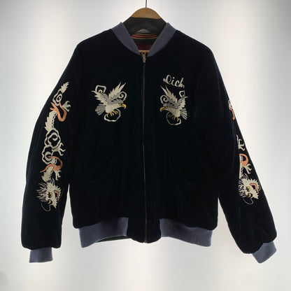 【中古品】【メンズ】 東洋ｴﾝﾀｰﾌﾟﾗｲｽﾞ M18224 SOUVENIR JACKET ジャケット BLACK.WINE/SIZE:L/REVERSIBLE リバーシブル ※スレ・ほつれ・毛玉・汚れ・使用感有 145-260912-io-16-fuzh 万代Net店