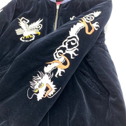 【中古品】【メンズ】 東洋ｴﾝﾀｰﾌﾟﾗｲｽﾞ M18224 SOUVENIR JACKET ジャケット BLACK.WINE/SIZE:L/REVERSIBLE リバーシブル ※スレ・ほつれ・毛玉・汚れ・使用感有 145-260912-io-16-fuzh 万代Net店
