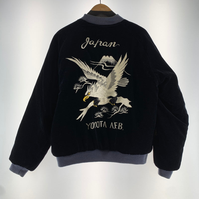 【中古品】【メンズ】 東洋ｴﾝﾀｰﾌﾟﾗｲｽﾞ M18224 SOUVENIR JACKET ジャケット BLACK.WINE/SIZE:L/REVERSIBLE リバーシブル ※スレ・ほつれ・毛玉・汚れ・使用感有 145-260912-io-16-fuzh 万代Net店