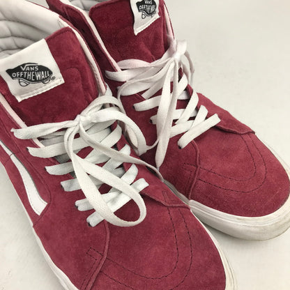 【中古品】【メンズ】 VANS バンズ オールドスクール ハイカット スニーカー 靴 163-260930-mh-03-fuzh サイズ：28.5cm カラー：ワイン 万代Net店